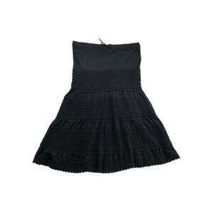 Women's Signature Black Cotton Skirt - Size XL